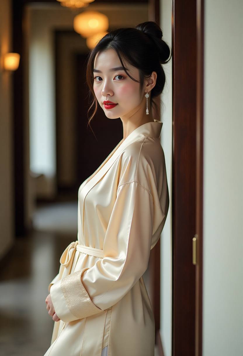 电车站台与折叠报纸